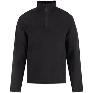 PRO RTX Mens Quarter Zip Fleece Jacket / Black